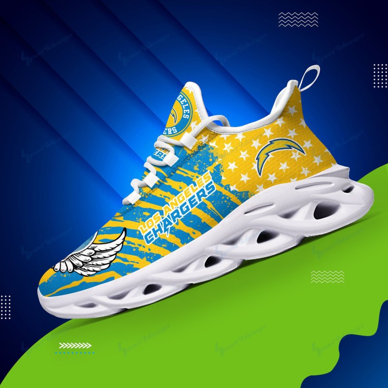 Los Angeles Chargers Yezy Running Sneakers