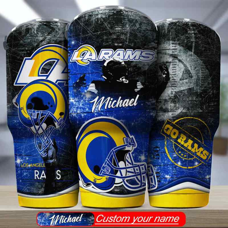 Los Angeles Rams Personalized Tumbler