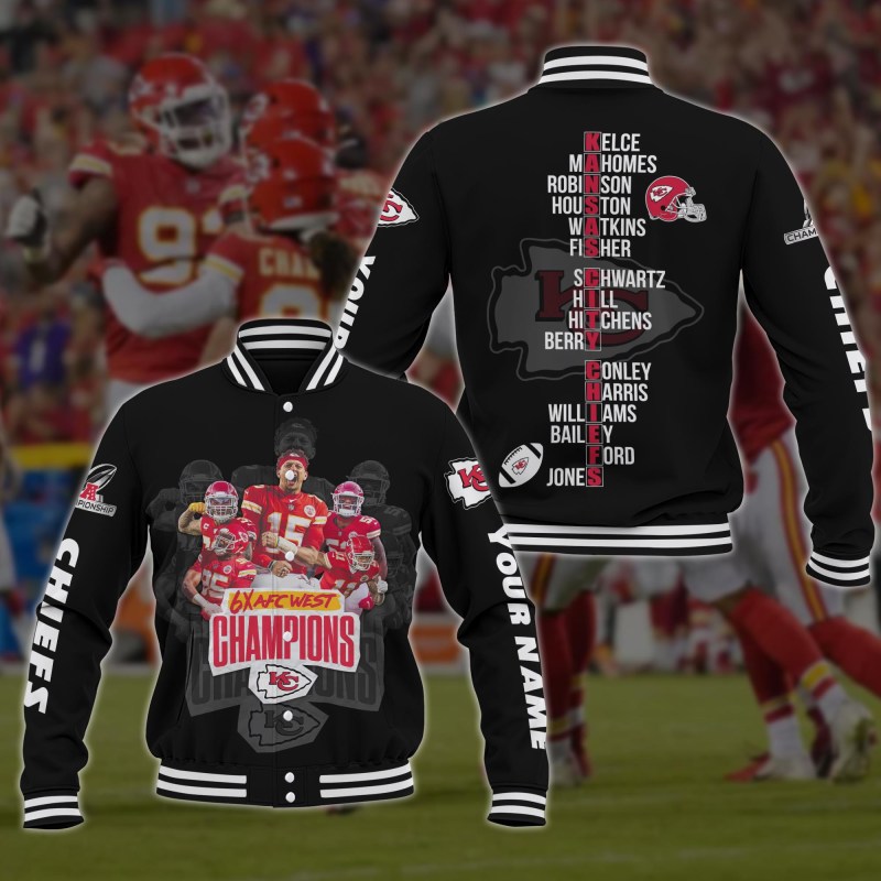 Kansas City Chiefs Baseball Jacket