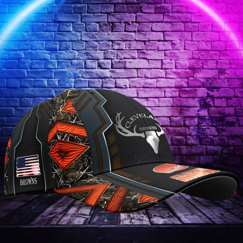 Cleveland Browns Personalized Classic Cap Back View