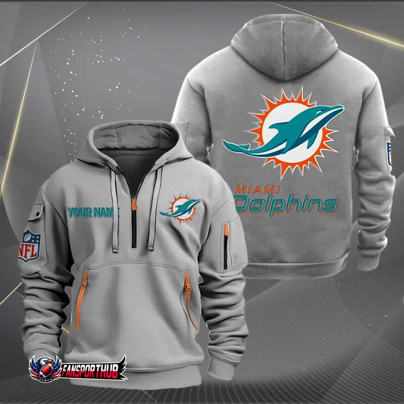 Personalized Dolphins Hoodie