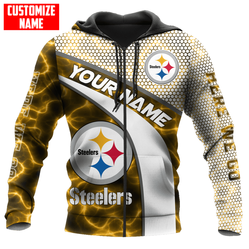 Pittsburgh Steelers Personalized All Over Printed Ugly Christmas Sweater