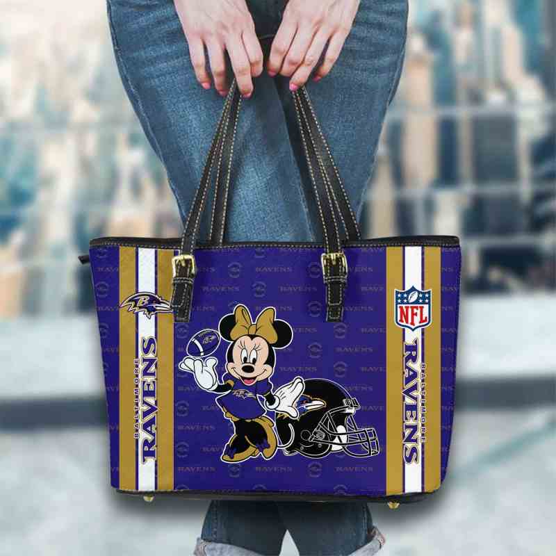 Baltimore Ravens Women Leather Tote Hand Bag