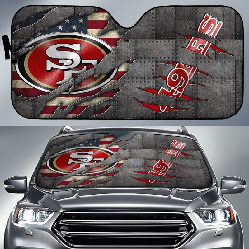 San Francisco 49ers Auto Sun Shade