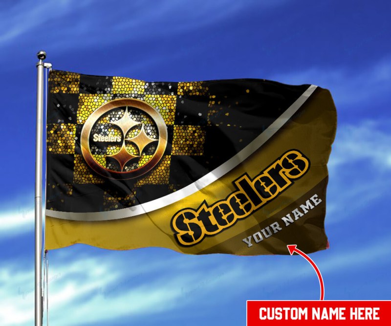 Pittsburgh Steelers Personalized Flag