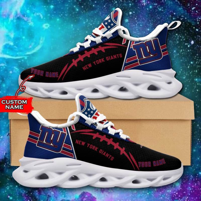 New York Giants Personalized Sneakers