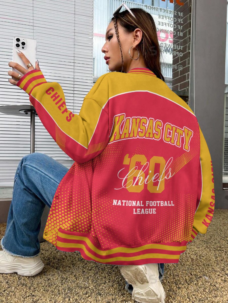 Kansas City Chiefs Varsity Jacket Back