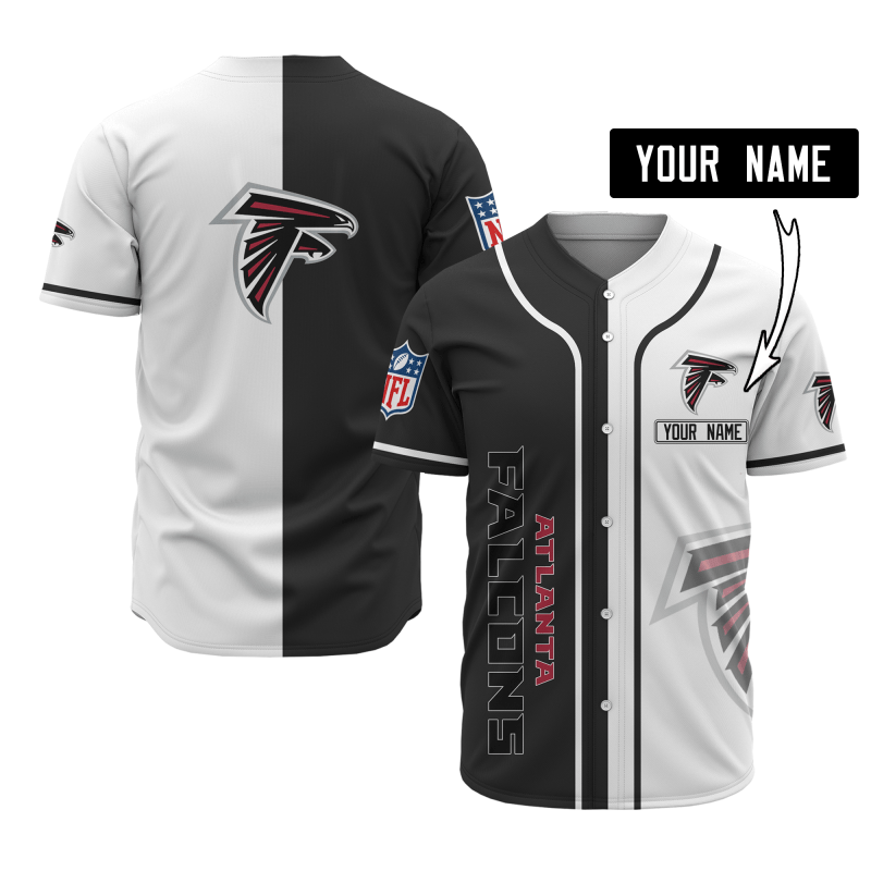 Atlanta Falcons Personalized Baseball Jersey