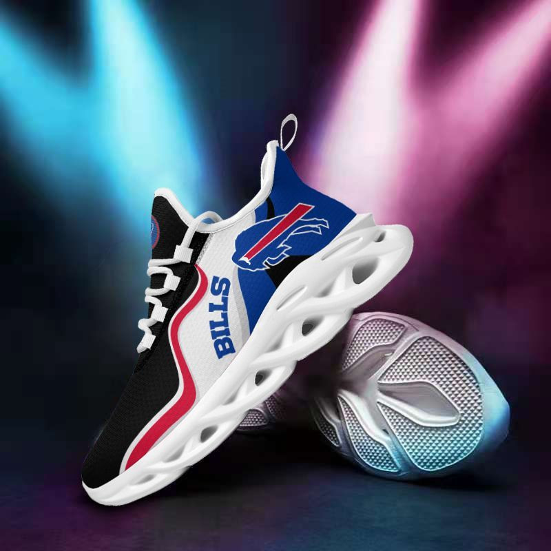 Buffalo Bills Yezy Running Sneakers Side View