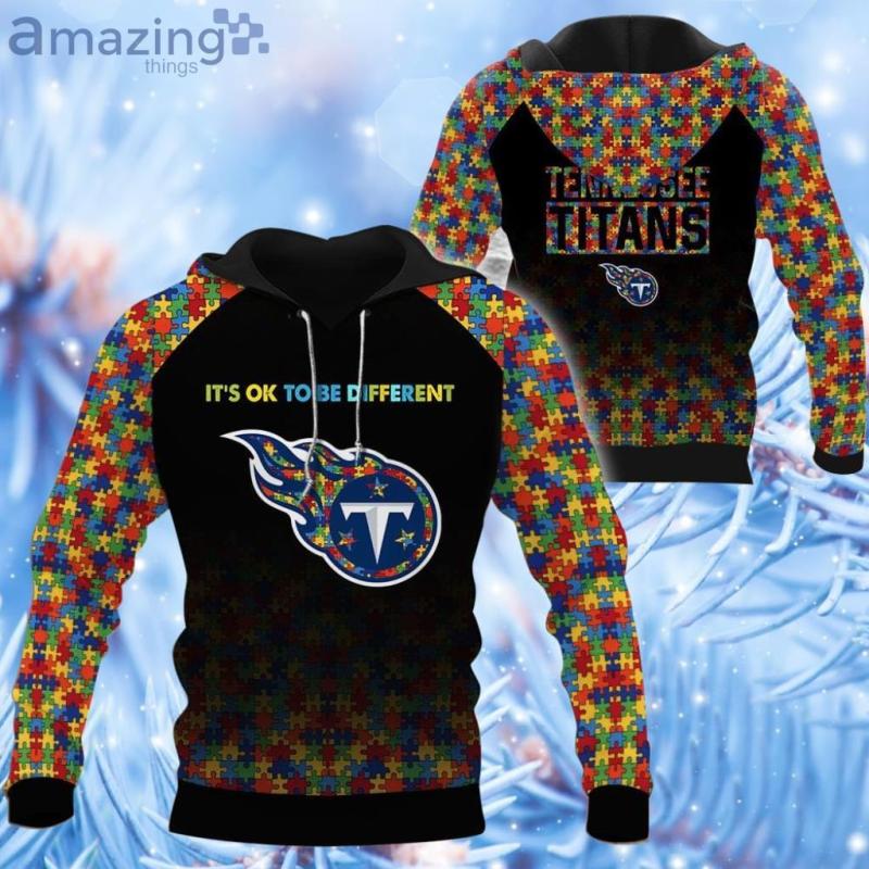 Tennessee Titans All Over Printed Hoodie - NFL Merchandise