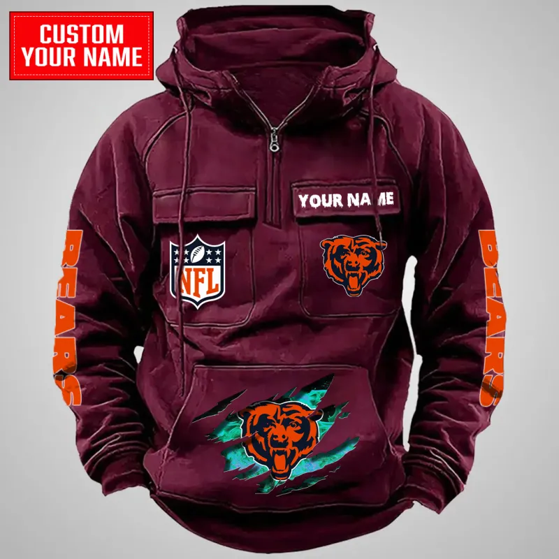 Chicago Bears Hoodie Red