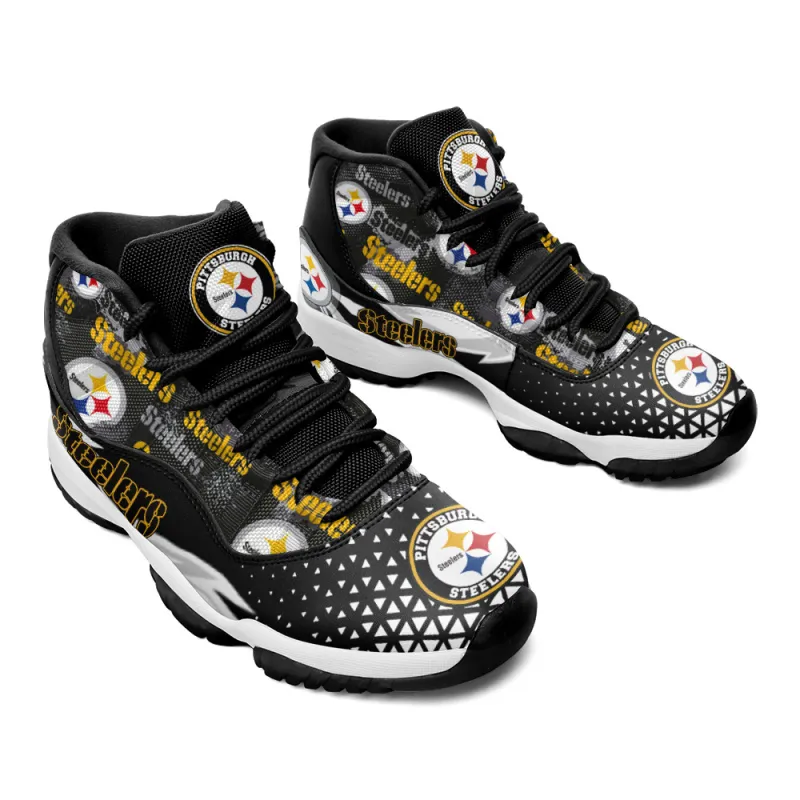Pittsburgh Steelers AJD11 Sneakers Top View