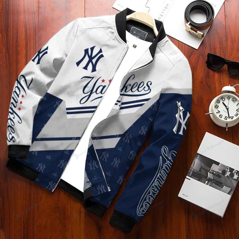 New York Yankees Bomber Jacket Front View