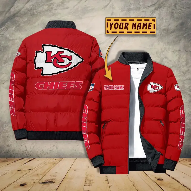 Kansas City Chiefs Puffer Jacket Image 1