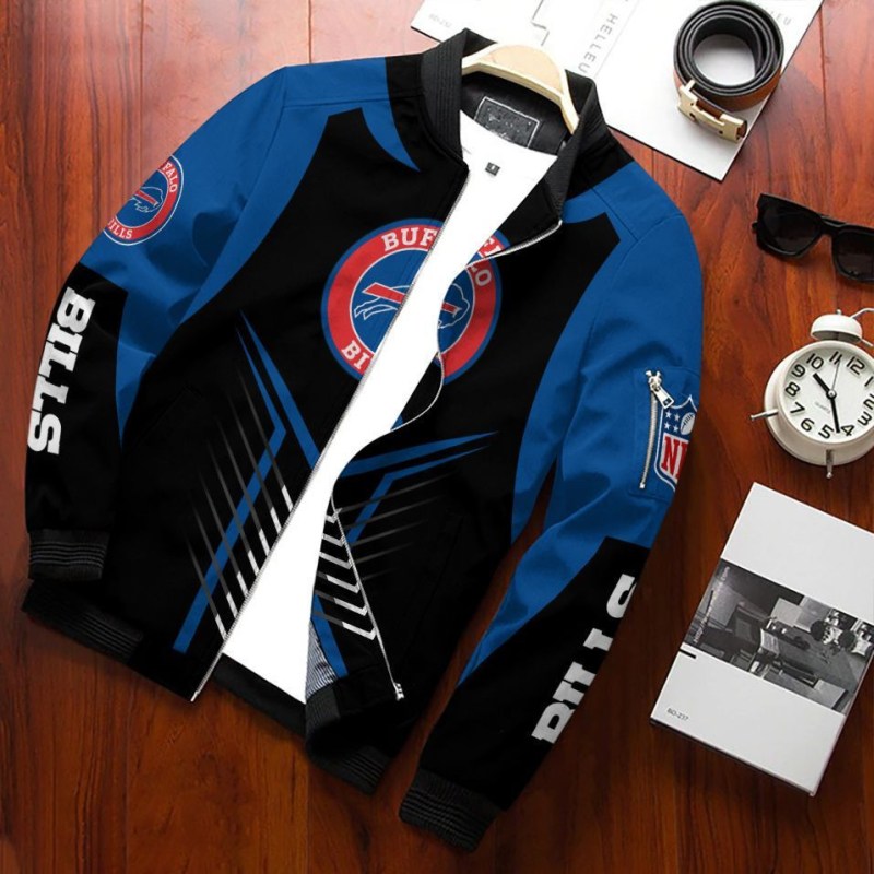 Buffalo Bills Bomber Jacket Front