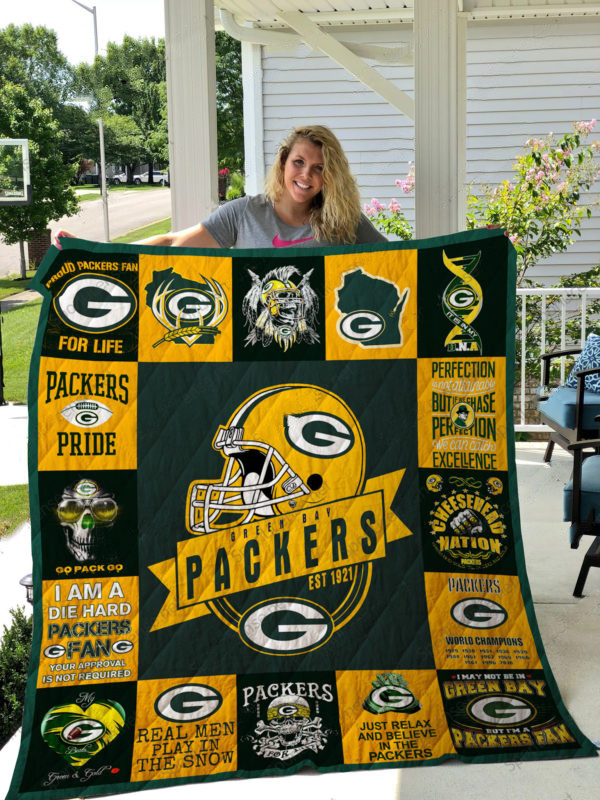 Green Bay Packers Premium Quilt Size Chart