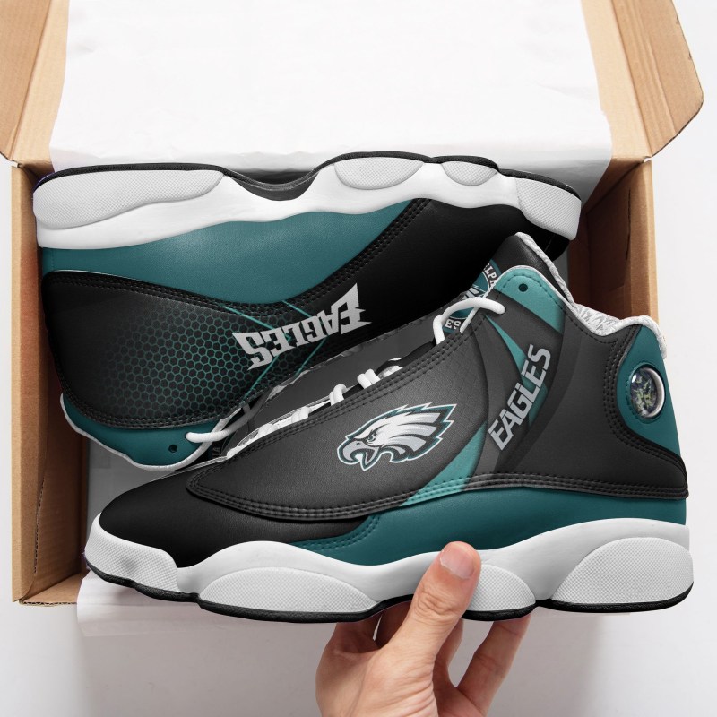 Philadelphia Eagles Air JD13 Sneakers