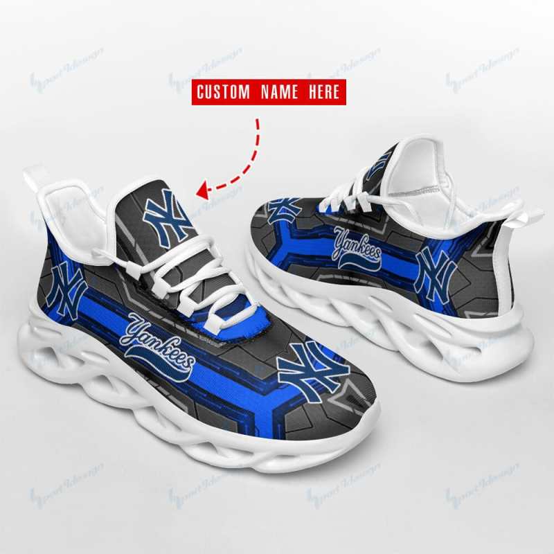 New York Yankees Personalized Yezy Running Sneakers SPD400