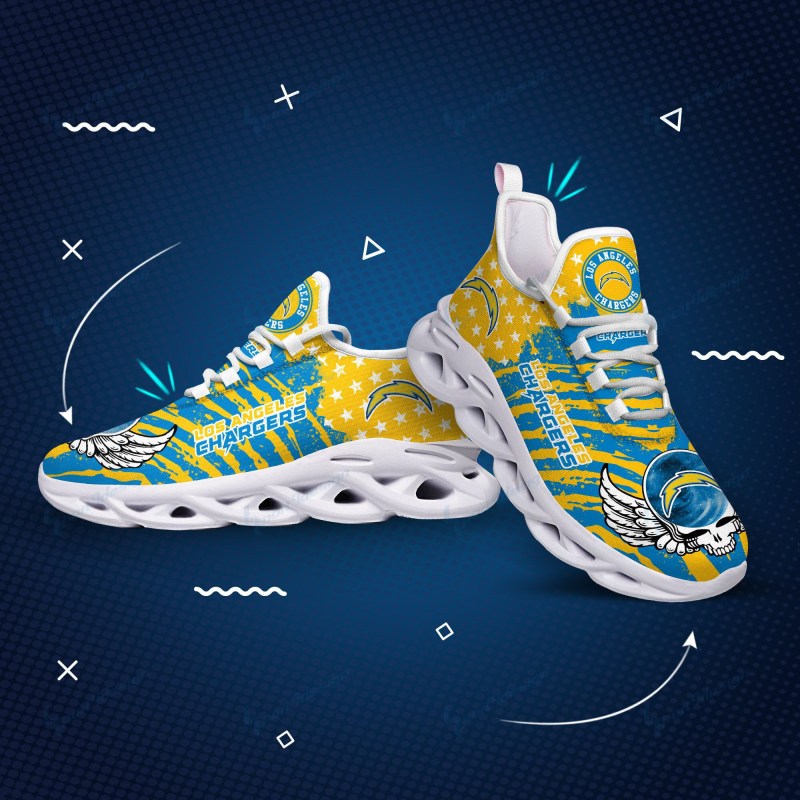 Los Angeles Chargers Yezy Running Sneakers