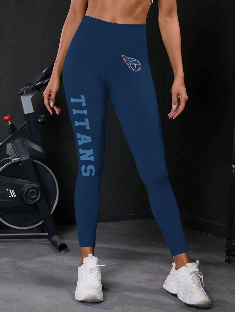 Tennessee Titans High Waist Leggings