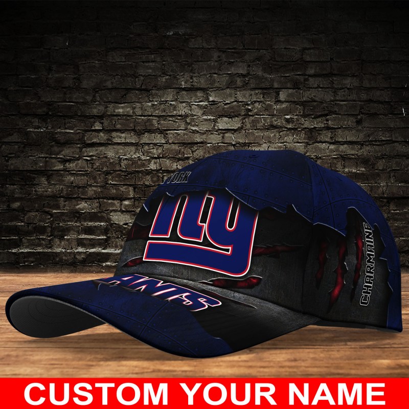 New York Giants Personalized Classic Cap View 3