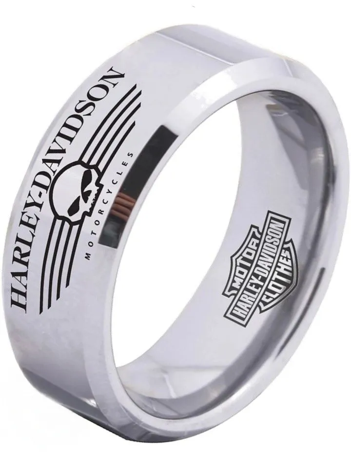 Harley Davidson Custom Stainless Ring HA17