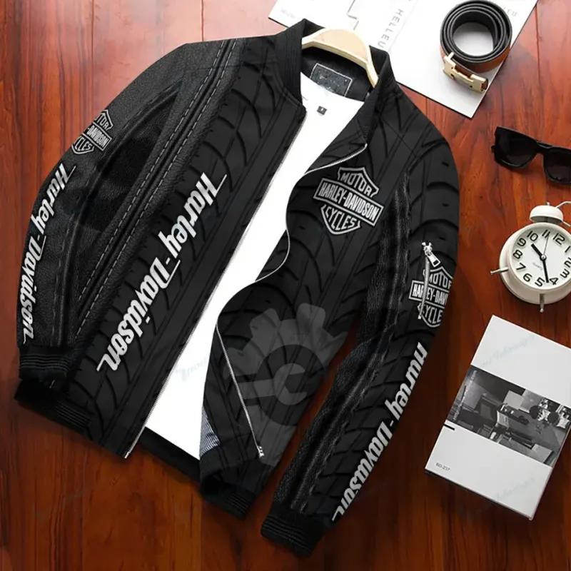Harley Davidson 3D Printed Bomber Jacket VD153